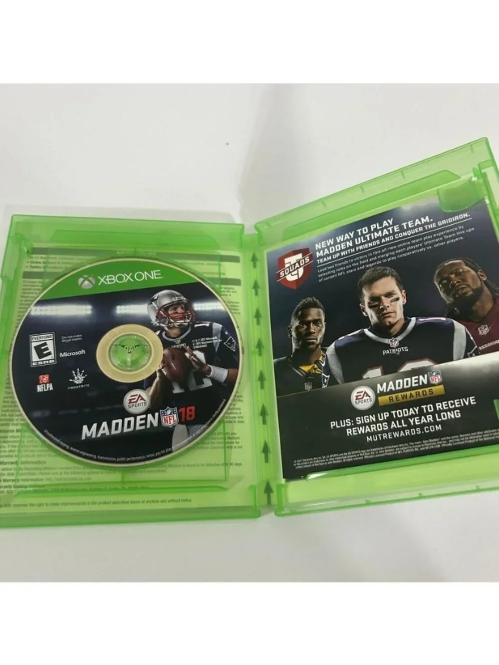 Xbox One Madden Lot of 3 NFL 19 + 18 + 17 Deluxe Edition Video Game Complete